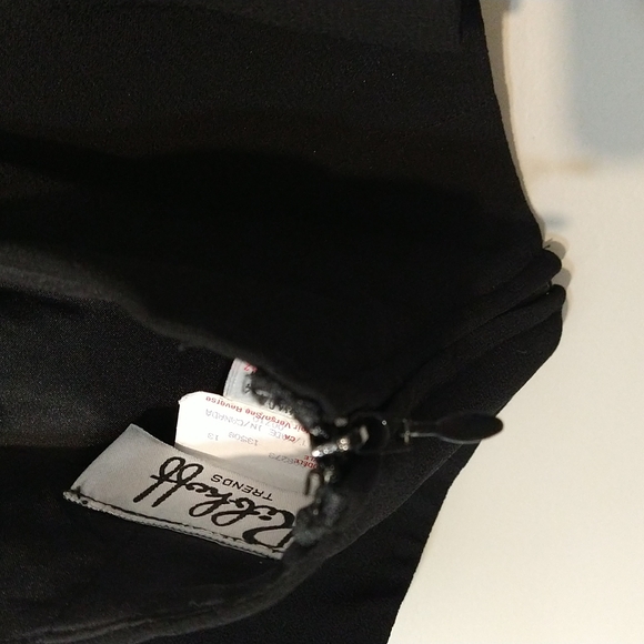 Vintage floral 2 pieces set Golden and black - Picture 4 of 6